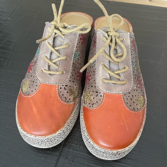 Spring Step L'ARTISTE Royce-Cam Women Slide Platform Shoes Size 7.5 EU 38 - Picture 2 of 10